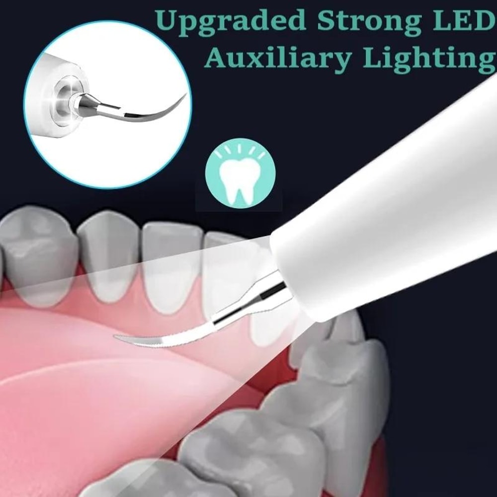 Ultrasonic Electric Dental Scaler With LED Light For Plaque Tartar Removal 3