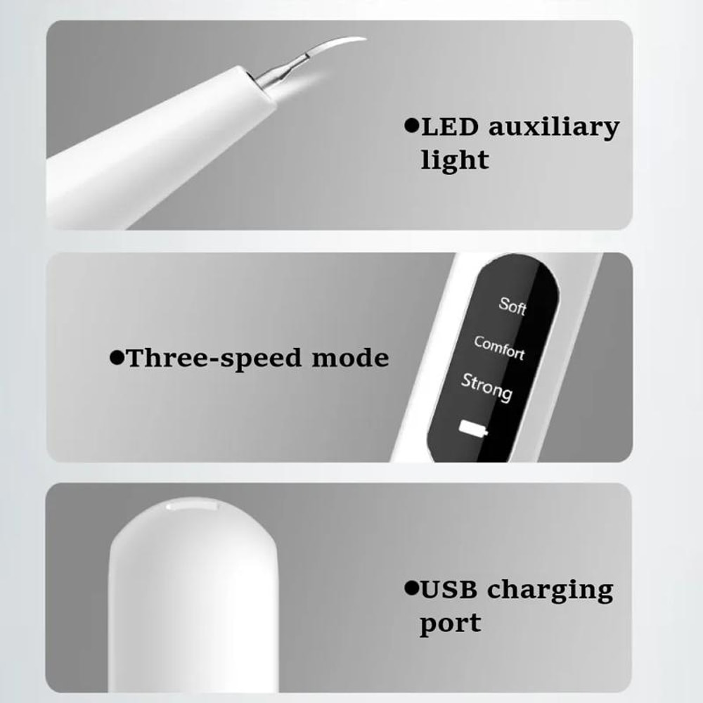 Ultrasonic Electric Dental Scaler With LED Light For Plaque Tartar Removal 7