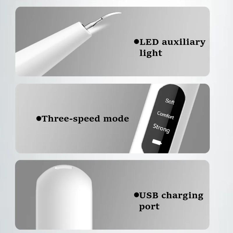 Ultrasonic Electric Dental Scaler With LED Light For Plaque Tartar Removal 7