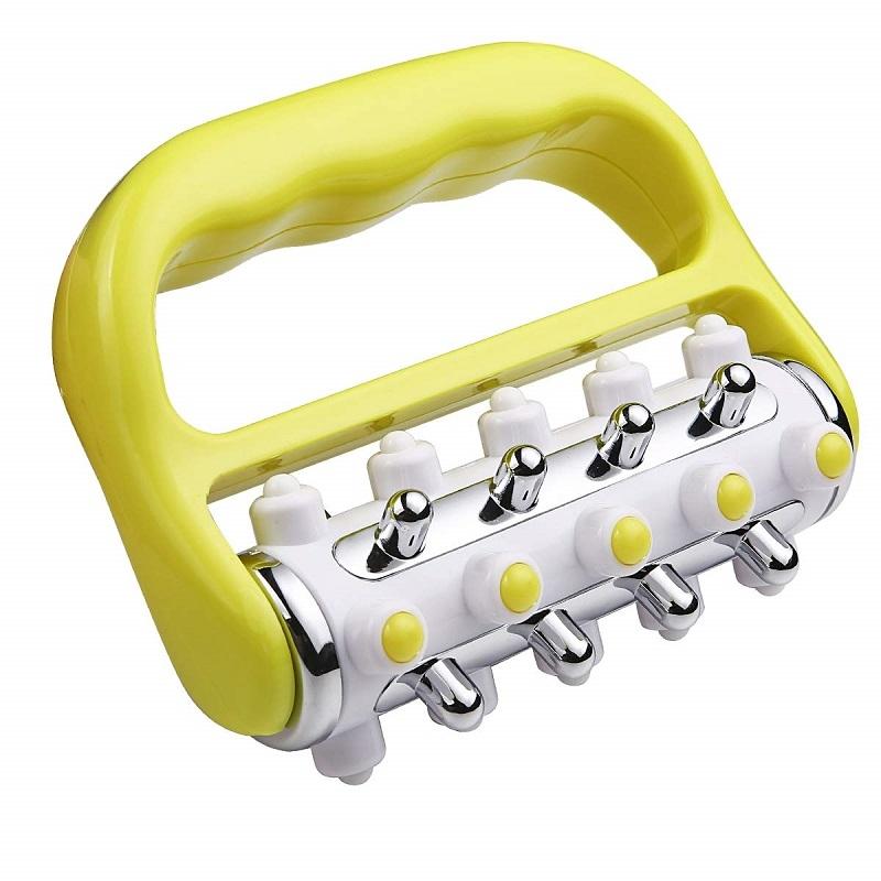 Handheld Curved FiveRow Muscle Roller Massager For Deep Relief 1