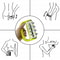 Handheld Curved FiveRow Muscle Roller Massager For Deep Relief 3