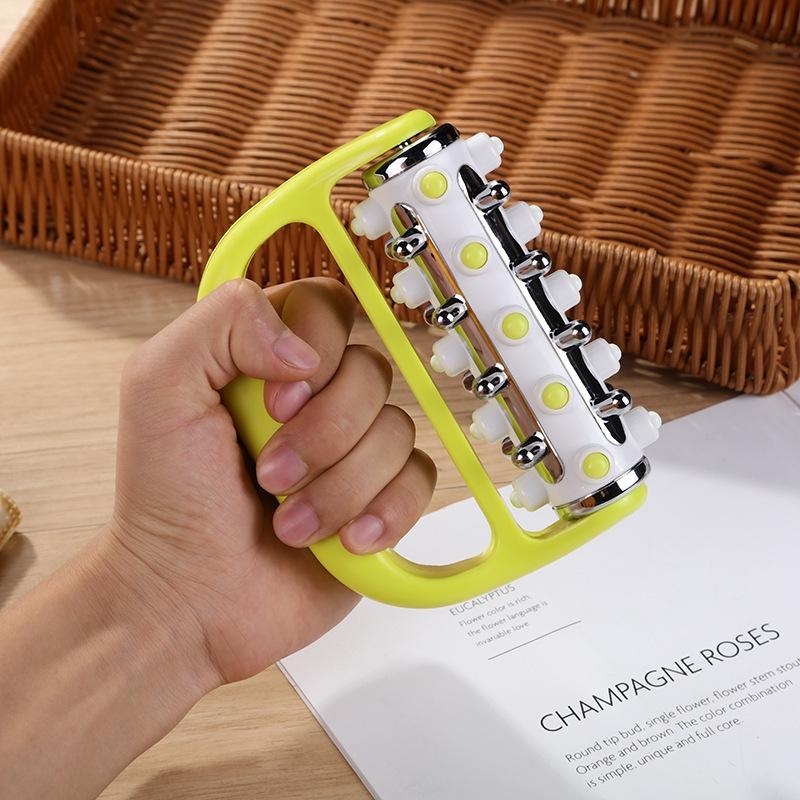 Handheld Curved FiveRow Muscle Roller Massager For Deep Relief 4