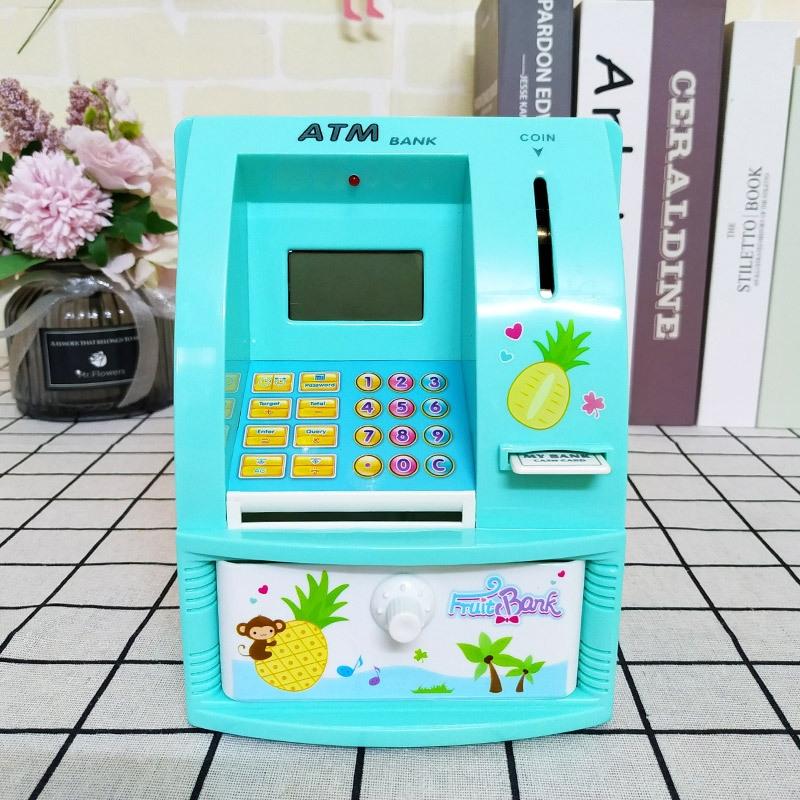 Automatic ATM Coin Saving Jar For Kids Mini Safe Bank 10