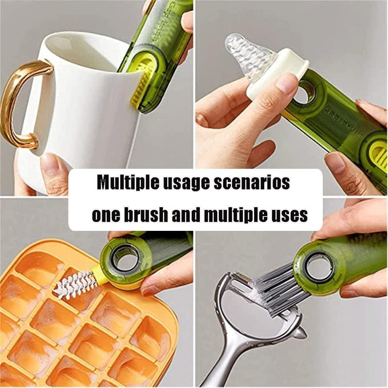3in1 Cup And Bottle Cleaning Brush For Deep Groove Cleaning 5