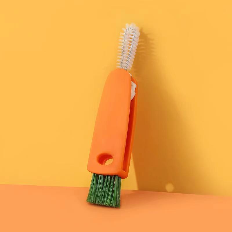 3-in-1 Cup and Bottle Cleaning Brush for Deep Groove Cleaning