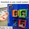 Square Foldable Silicone Magnetic Tool Tray For Small Parts Screws 4