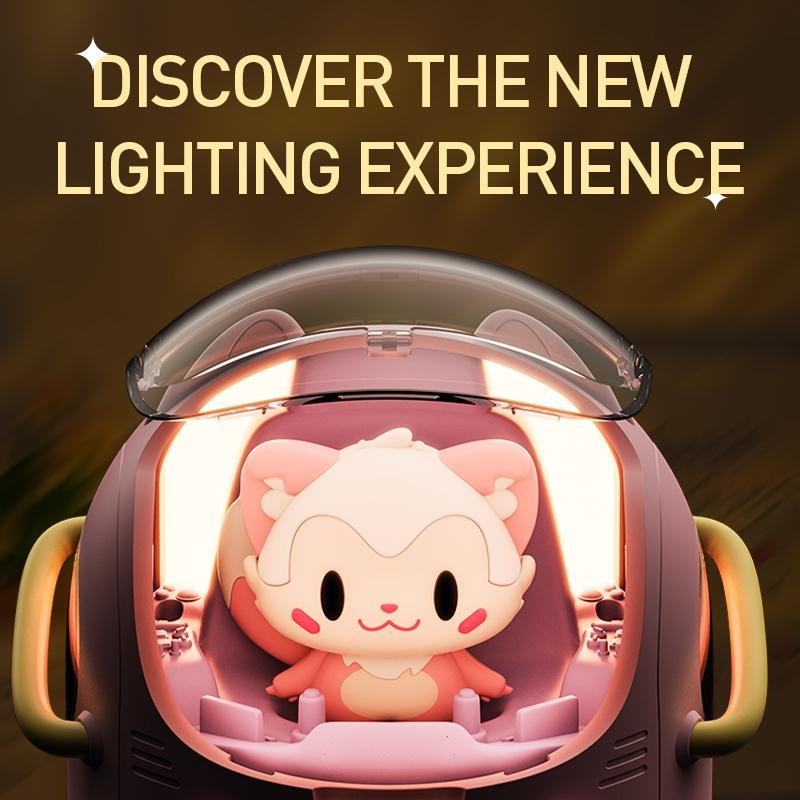 220ML Portable Cartoon Tank Car Humidifier With LED Lights 2