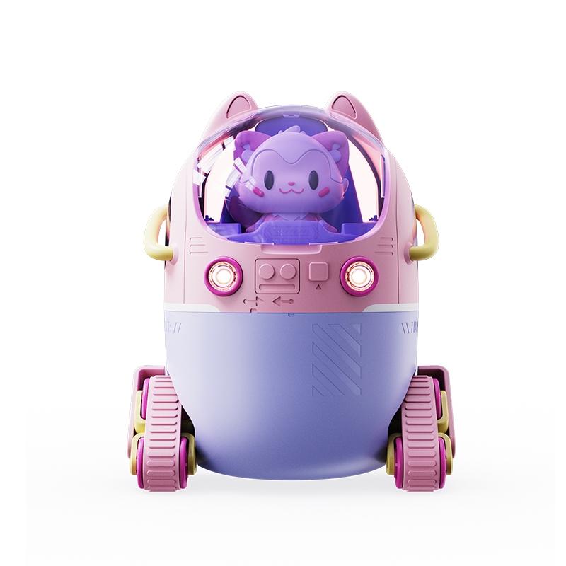 220ML Portable Cartoon Tank Car Humidifier With LED Lights 9