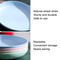 EcoFriendly Wheat Straw Round Fruit Plate Durable Microwave Safe 2