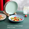 EcoFriendly Wheat Straw Round Fruit Plate Durable Microwave Safe 5