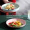 EcoFriendly Wheat Straw Round Fruit Plate Durable Microwave Safe 6