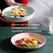 EcoFriendly Wheat Straw Round Fruit Plate Durable Microwave Safe 6