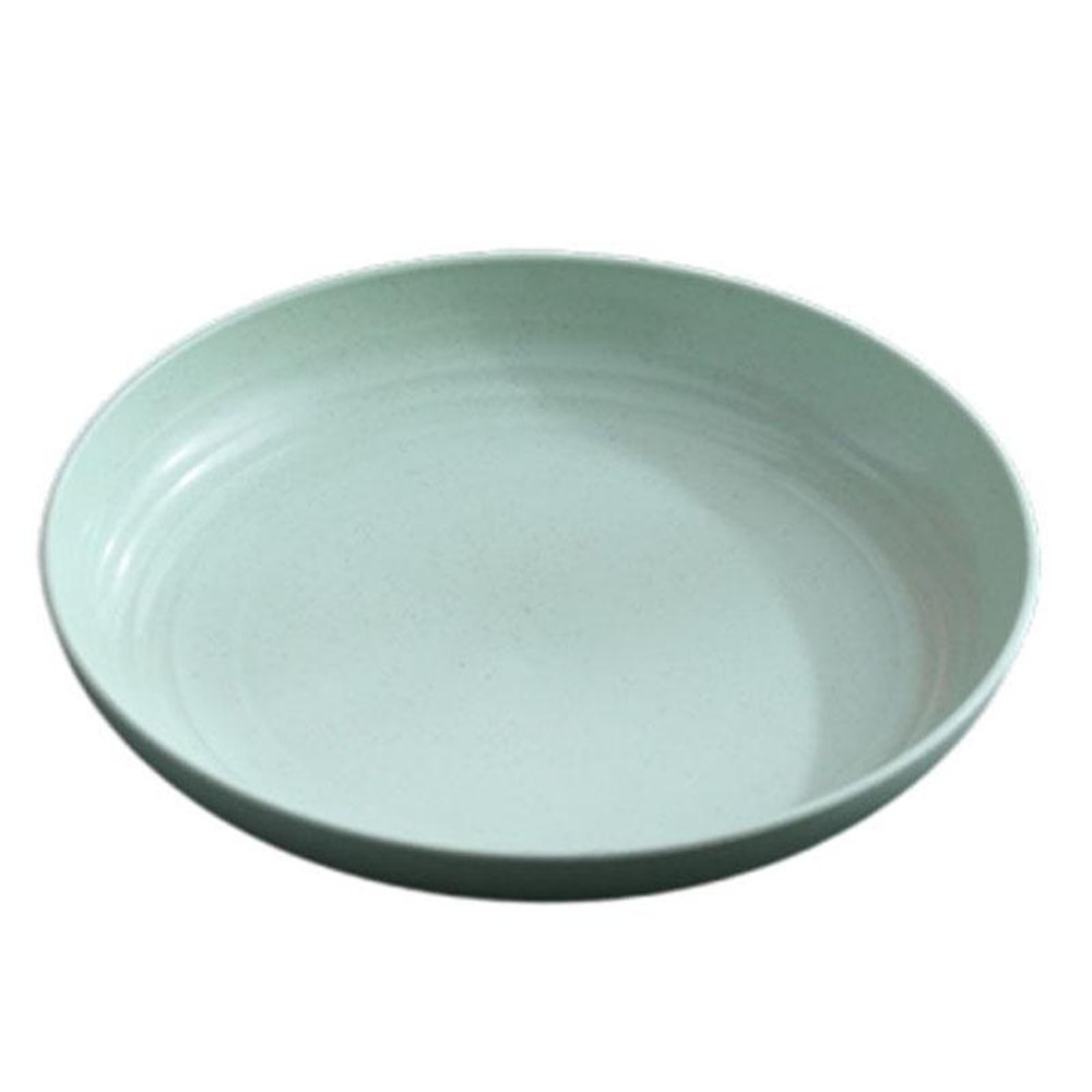 EcoFriendly Wheat Straw Round Fruit Plate Durable Microwave Safe 10
