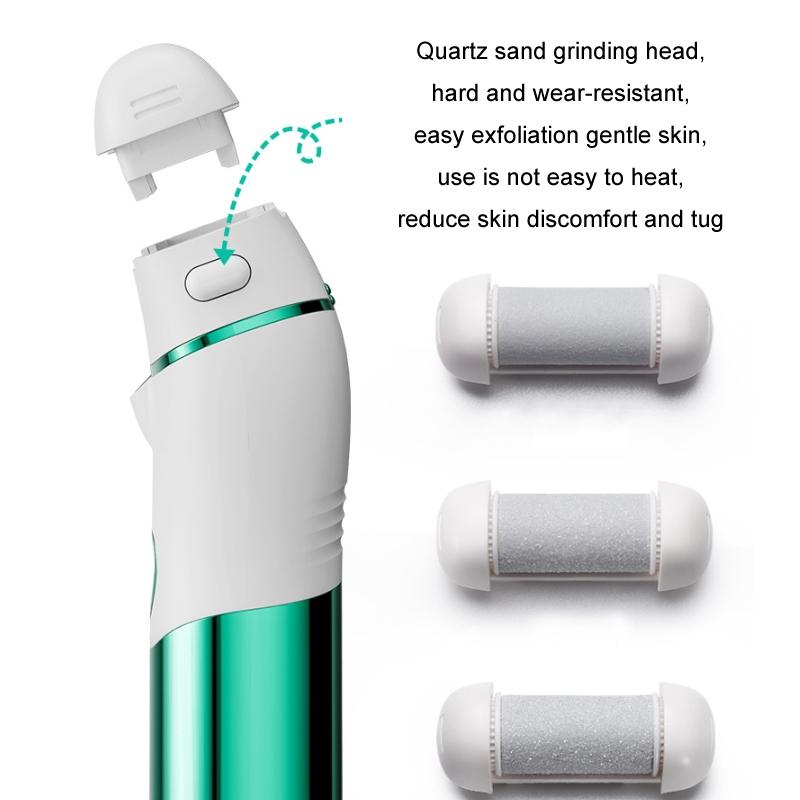 Electric Foot Callus Remover Set 10pcs Dead Skin Grinder 5
