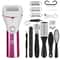 Electric Foot Callus Remover Set 10pcs Dead Skin Grinder 12