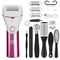 Electric Foot Callus Remover Set 10pcs Dead Skin Grinder 12