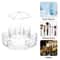 Large Capacity Rotating Cosmetic Storage Box With Transparent Compartments 4