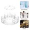 Large Capacity Rotating Cosmetic Storage Box With Transparent Compartments 4