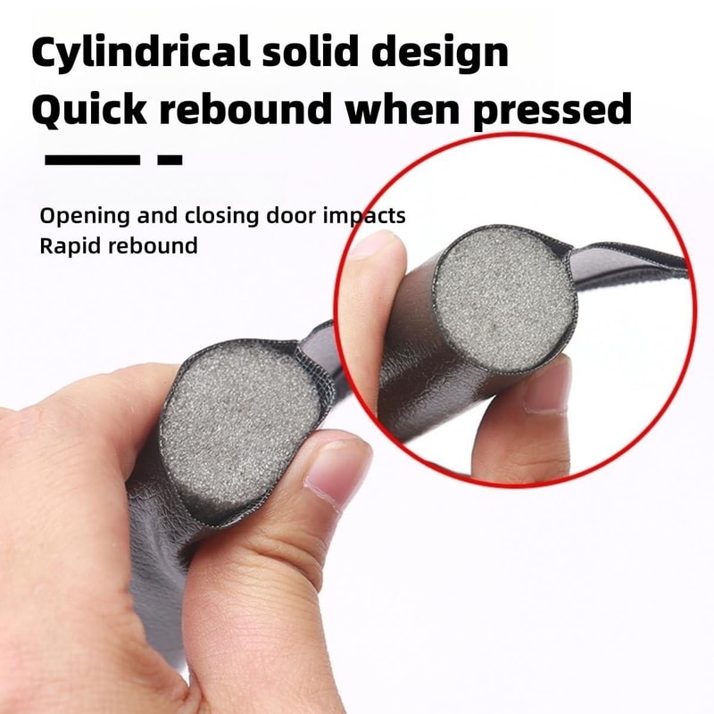 Premium Door Bottom Seal Strip, Soundproof & Windproof Self-Adhesive Door Gap Blocker