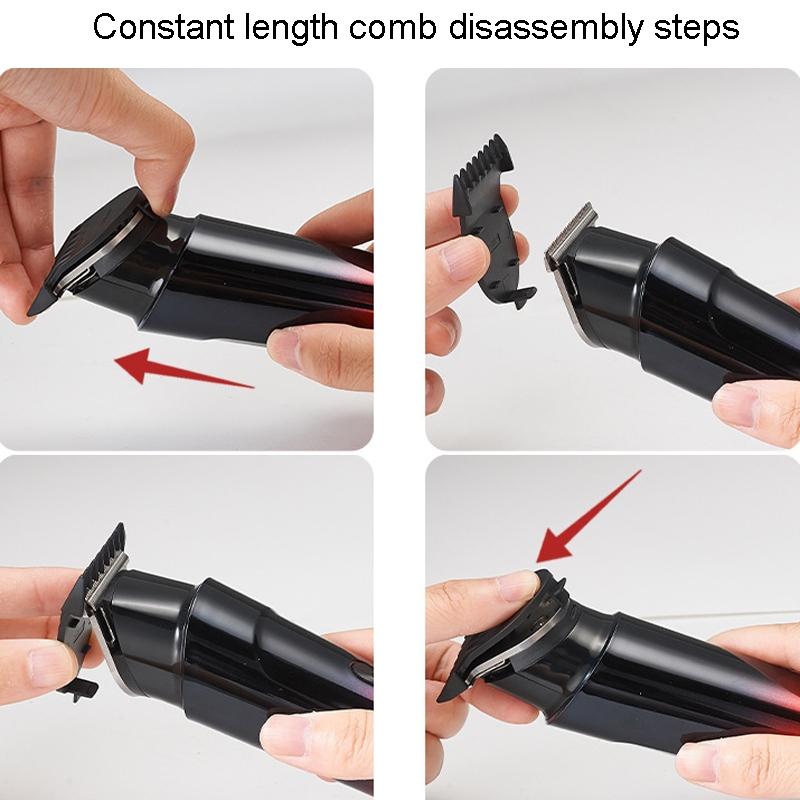 Rechargeable Electric Hair Clippers For Home Haircuts Quiet USB Trimmer 4