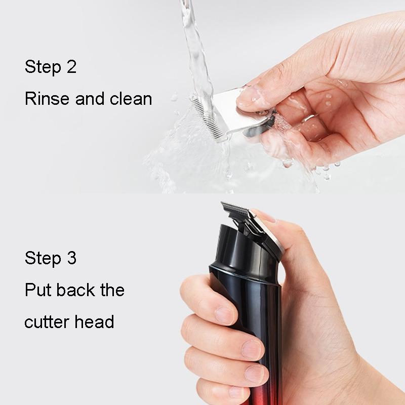 Rechargeable Electric Hair Clippers For Home Haircuts Quiet USB Trimmer 6