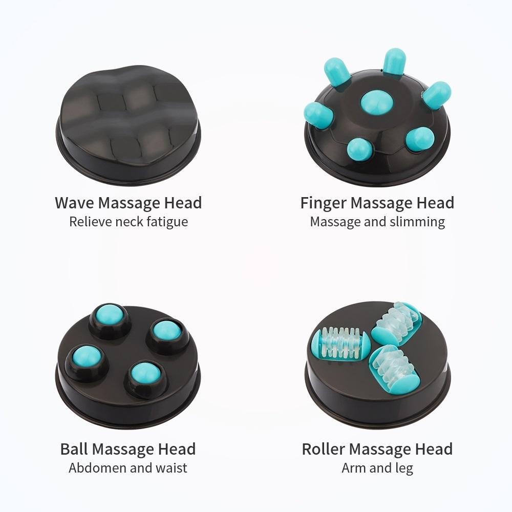 4in1 Handheld Massager With Infrared Deep Tissue Therapy 4