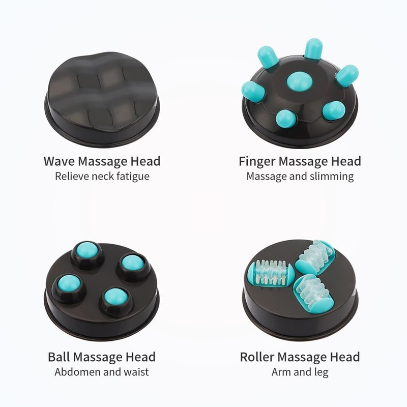 4in1 Handheld Massager With Infrared Deep Tissue Therapy 4