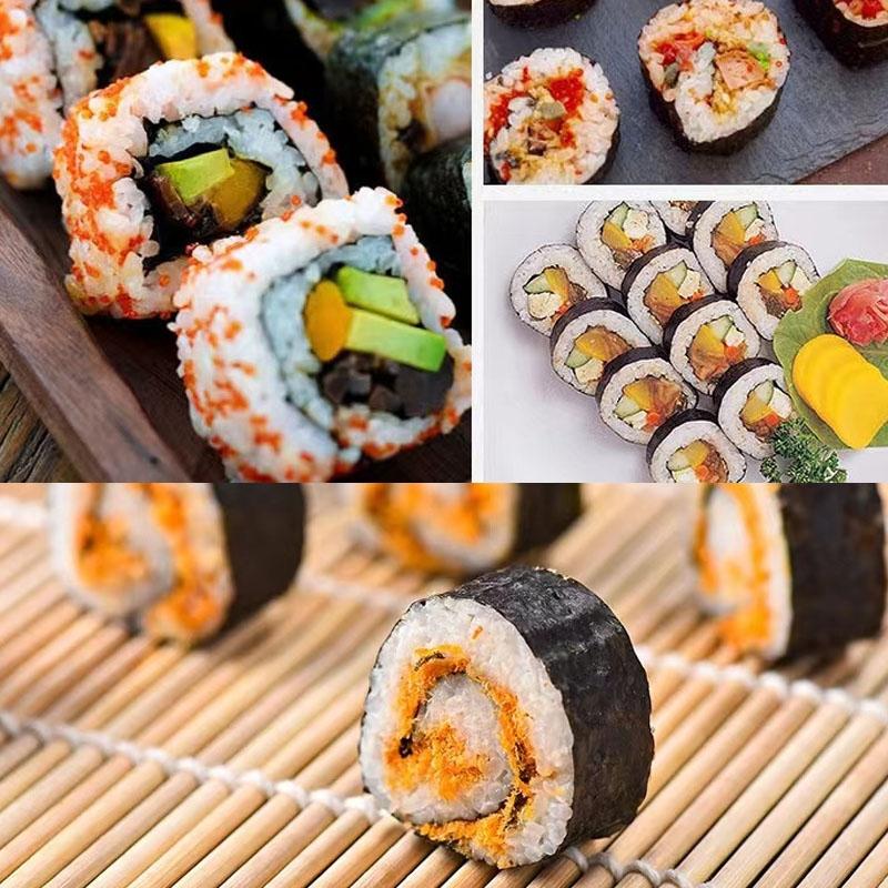 Premium Bamboo Sushi Rolling Mat, Non Adhesive Sushi Maker Tool
