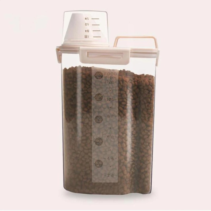 15L Premium Pet Food Storage Bucket 4Snap MoistureProof Dog Food Container 9