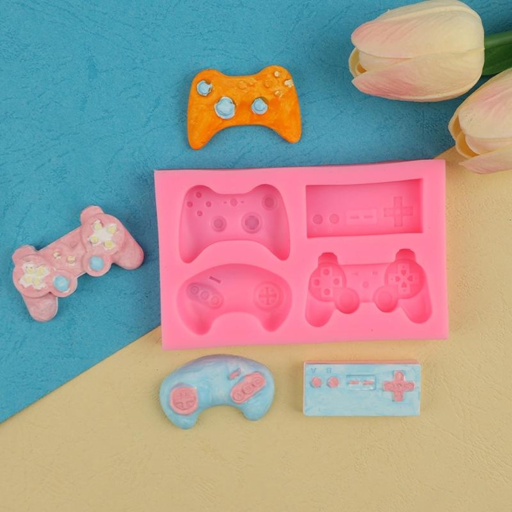 Game Controller Silicone Mold for Cake, Chocolate & Fondant 2PCS