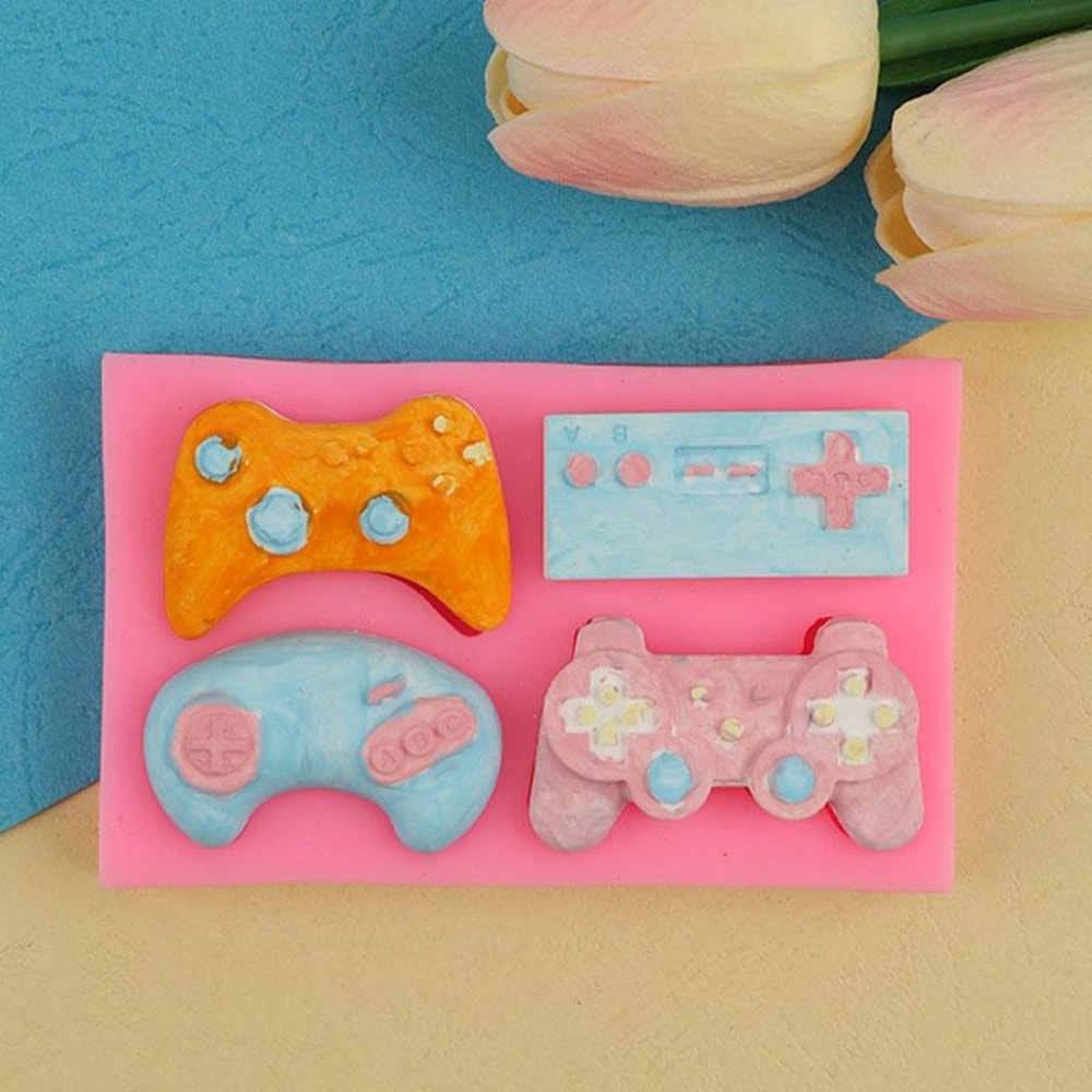 Game Controller Silicone Mold for Cake, Chocolate & Fondant 2PCS