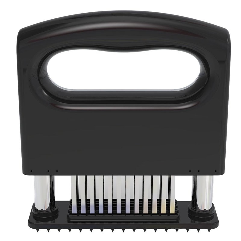 48Pin Stainless Steel Meat Tenderizer With Handle Kitchen Steak Needle Tool 1