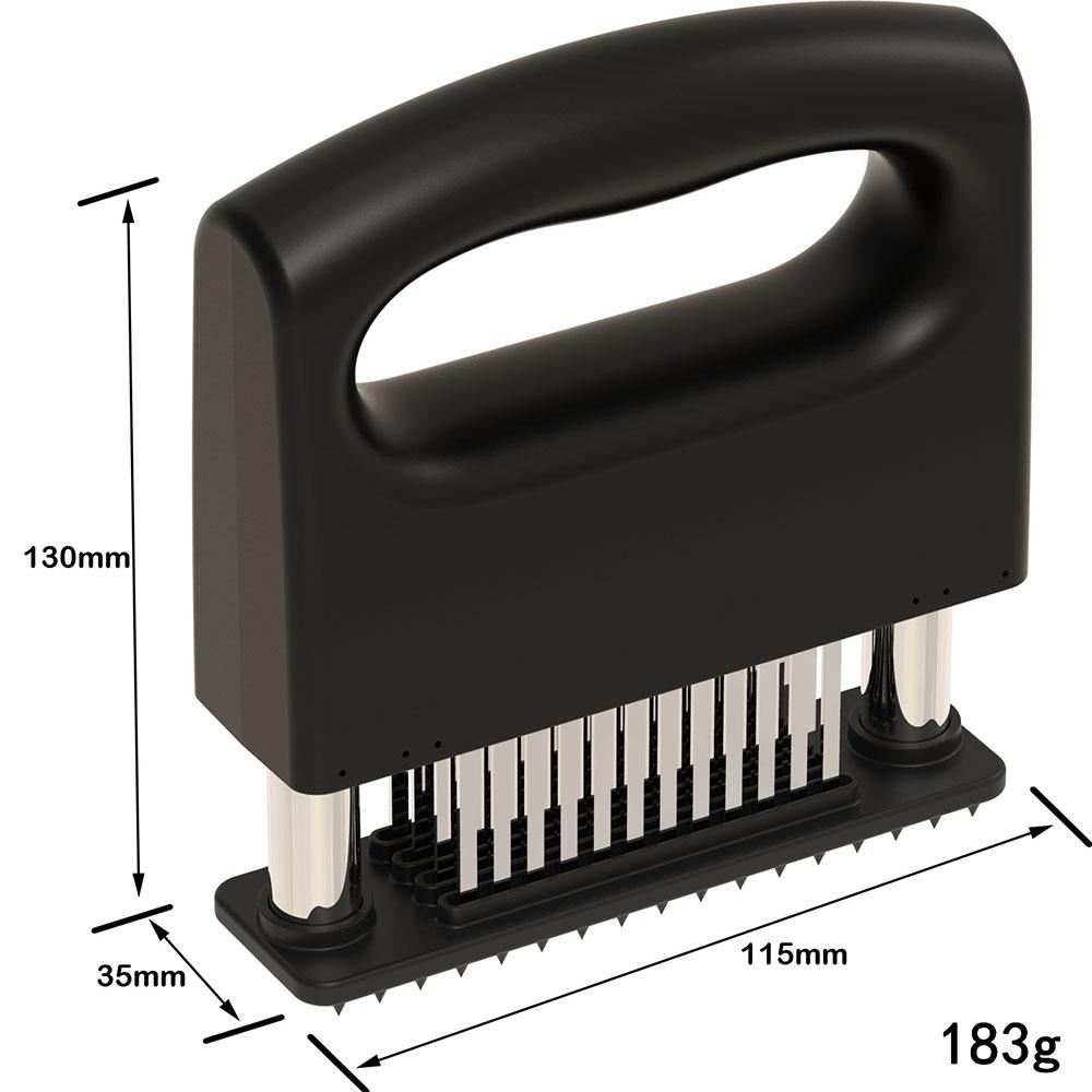 48Pin Stainless Steel Meat Tenderizer With Handle Kitchen Steak Needle Tool 2
