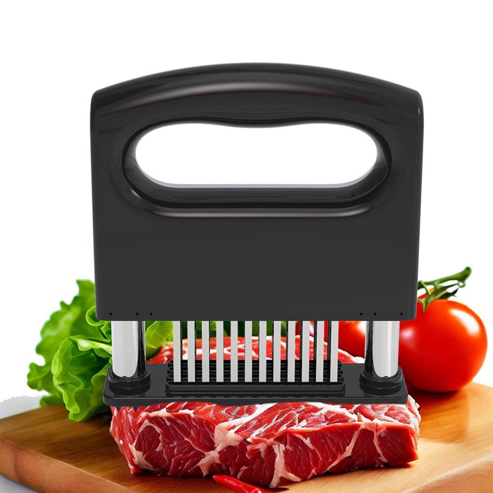 48-Pin Stainless Steel Meat Tenderizer with Handle, Kitchen Steak Needle Tool