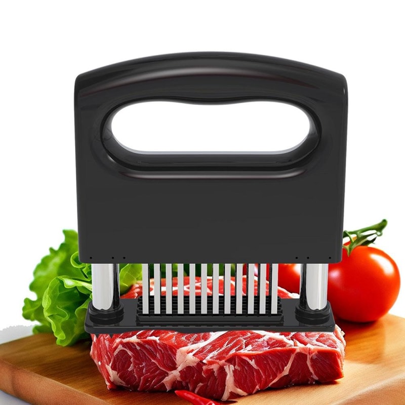 48-Pin Stainless Steel Meat Tenderizer with Handle, Kitchen Steak Needle Tool