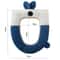 Washable Cartoon Rabbit Plush Toilet Seat Cushion Soft Thick 1