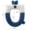 Washable Cartoon Rabbit Plush Toilet Seat Cushion Soft Thick 1
