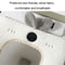 Washable Cartoon Rabbit Plush Toilet Seat Cushion Soft Thick 3