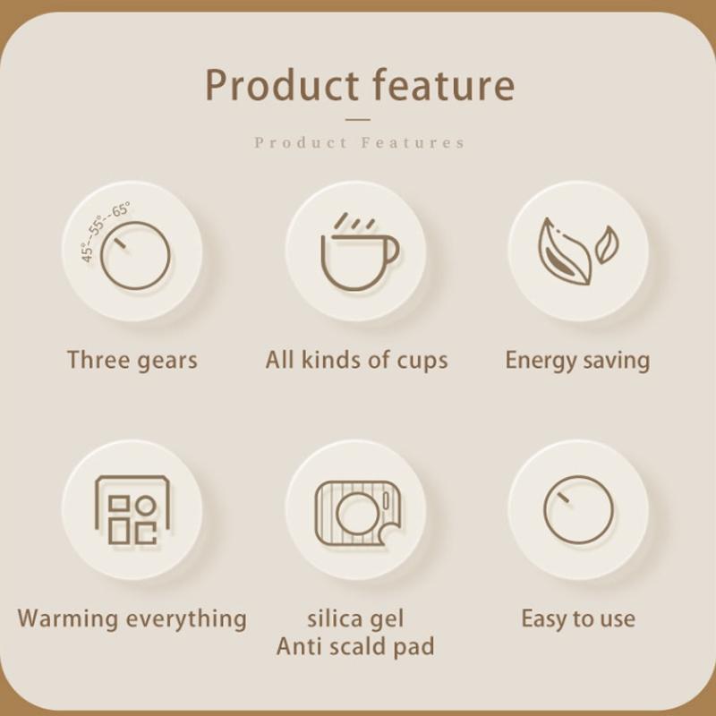 Electric Cup Warmer Thermostatic Cup Heater Coaster 1