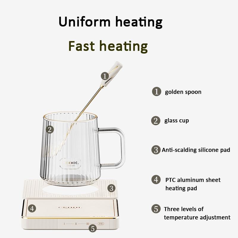 Electric Cup Warmer Thermostatic Cup Heater Coaster 2