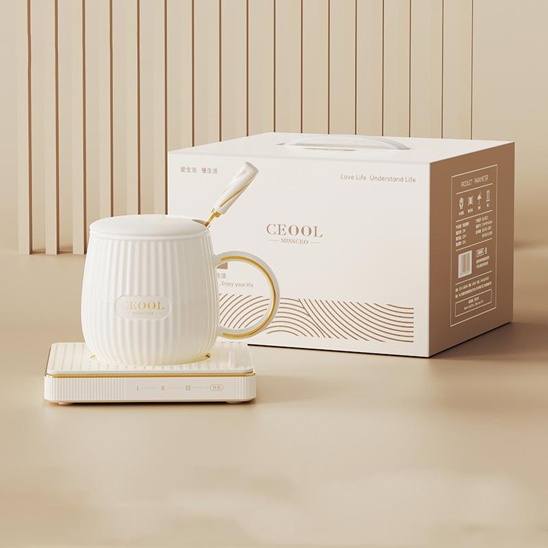 Electric Cup Warmer Thermostatic Cup Heater Coaster 6