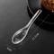 Premium Disposable PP Plastic Soup Spoon Sturdy Takeaway Utensil 2
