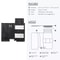Popup RFID Leather Card Holder Bifold Wallet Slim Secure 6