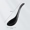 100pcs Heavy-Duty Disposable Plastic Meal Spoon, Crystal PS Fast Food Soup Ladle