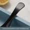 100pcs Heavy-Duty Disposable Plastic Meal Spoon, Crystal PS Fast Food Soup Ladle