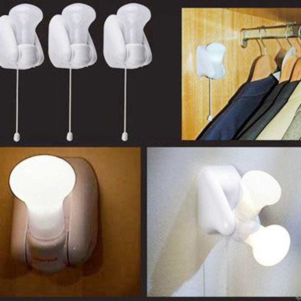 LED Mini Pull Cord Night Light Bulb for Bedside & Home