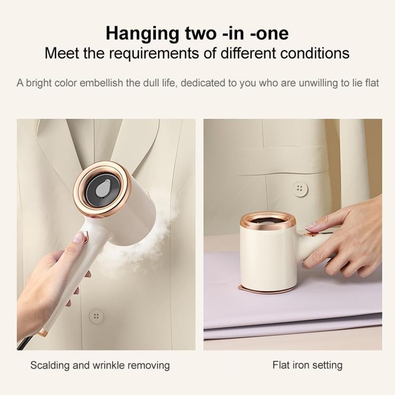 Portable 33W Handheld Garment Steamer Quick Gentle Fabric Iron 3