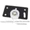 Heavy Duty Lower Track & Closet Door Pulley Hardware for Smooth Sliding