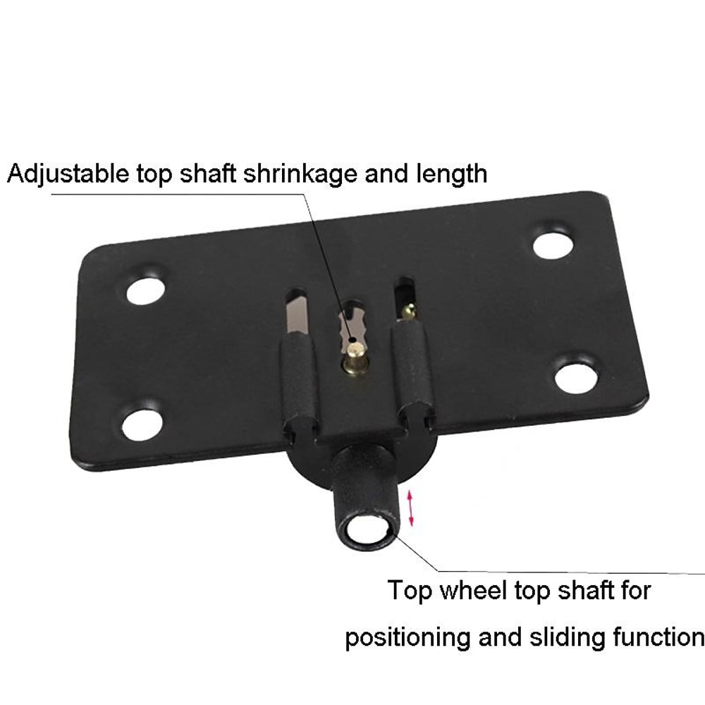 Heavy Duty Lower Track & Closet Door Pulley Hardware for Smooth Sliding
