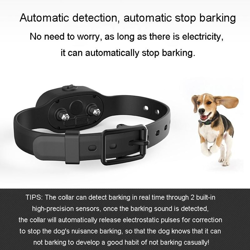 Smart Auto Stop Dog Shock Collar Trainer With Adjustable Range 7